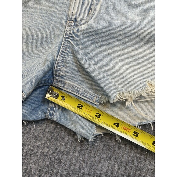 Garage Denim Festival Shorts Women Size 9 Distressed Cut-Off Blue Cotton NEW - Picture 10 of 10